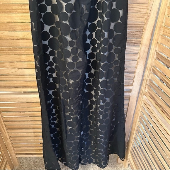 CUSHNIE Halter Neck Polka Dot Jumpsuit in black size 8 - Picture 9 of 11